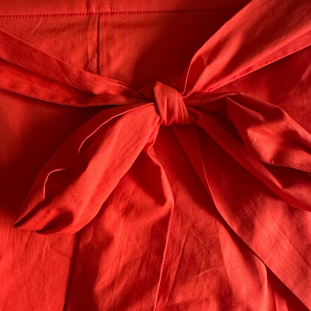 J. Crew Reddish/Orange Women's Shorts with Tie - Picture 4 of 8